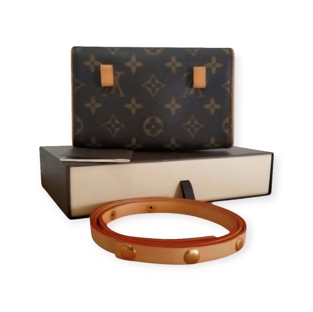 Louis Vuitton (Vintage) Pochette Florentine Monogram Belt Bag-Complete Inclusion - Picture 3 of 15